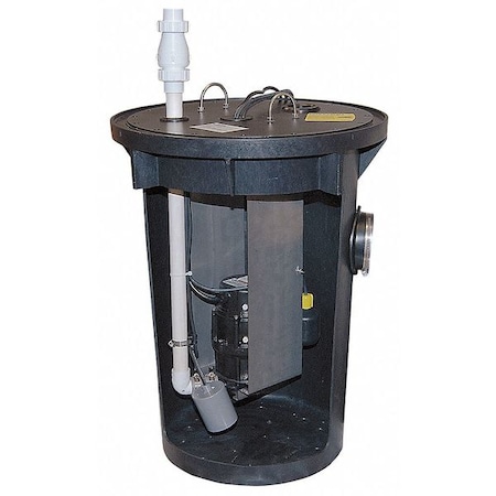 GrinderPumpSystem, 15ft, 0.5hp, 115VAC MPN:915-0005