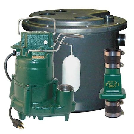 SinkDrainPumpSystem, 15ft, 1/2hp, 115VAC MPN:131-0001