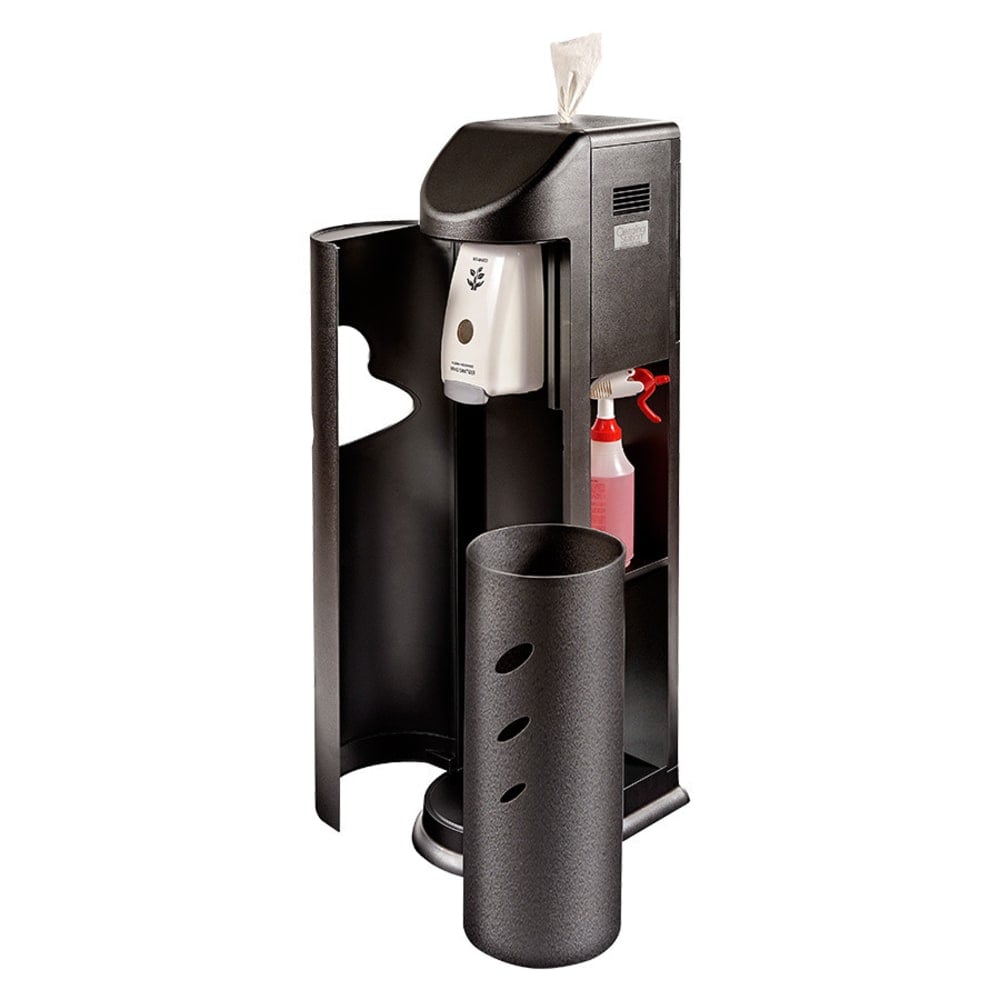 Zogic Cleaning Station Wipes Dispenser, Black, Total Qty 1 MPN:TCS-B-30063