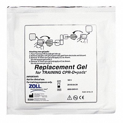 AED Electrode Adhesive Gel PK5 MPN:8900-0803-01
