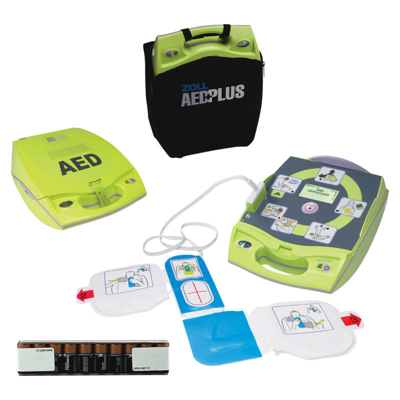 ZOLL AED Plus Defibrillator, Lime Green MPN:800000400701