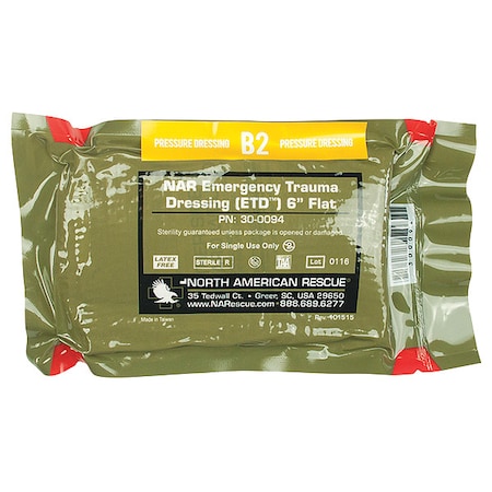 Mobilize Trauma Dressing, Sterile, Green MPN:8911-000120-01
