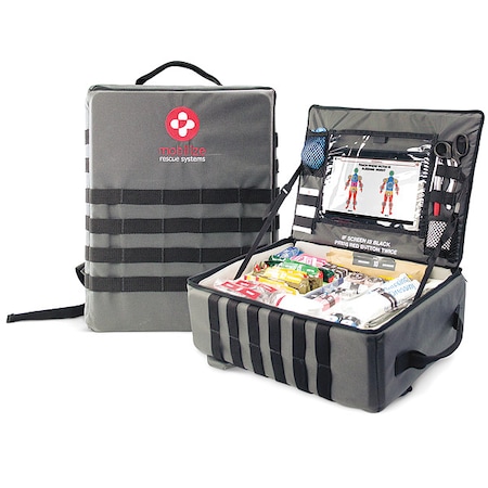 Mobile Rescue System, Nylon Bag, 1 Components, 10 People Served MPN:8911-002000-01