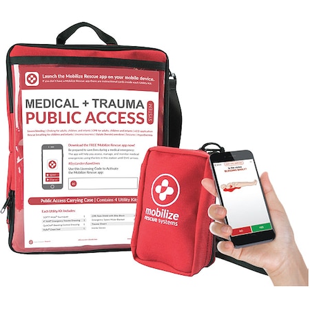 Compact Rescue System, Nylon Bag, 1 Components, 20 People Served MPN:8911-005000-01