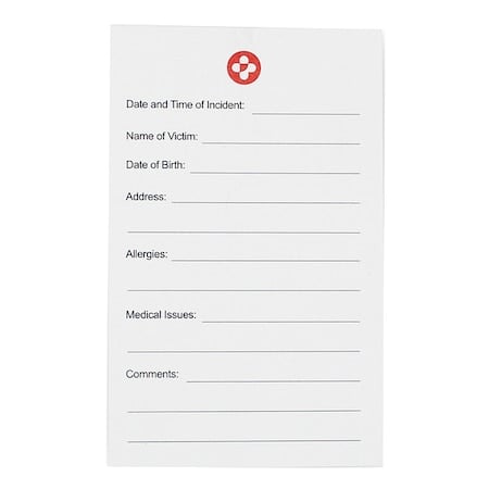 Mobilize Incident Notecard Refill MPN:8911-000410-01