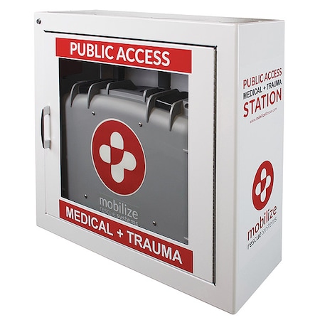 Medical Supply Case, Steel, 8 in L, 22 1/2 in W, White MPN:8911-000470-01