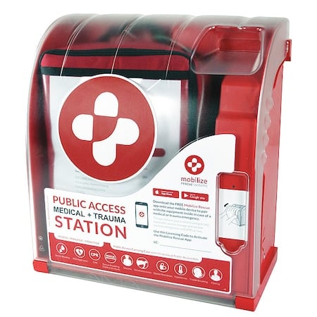 Medical Supply Case, Plastic, 7 15/16 in L, 15 1/4 in W, Red MPN:8911-000500-01