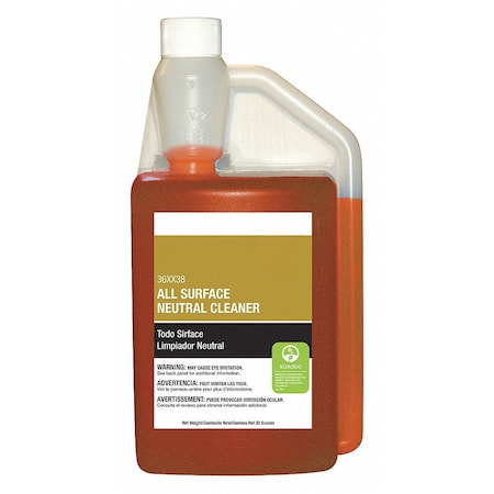 Floor Cleaner, 32 oz., Pink MPN:36XX38