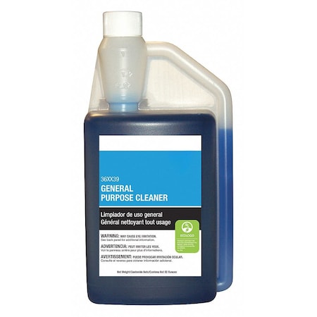 All Purpose Cleaner, Bottle, 1 qt, Unscented MPN:36XX39