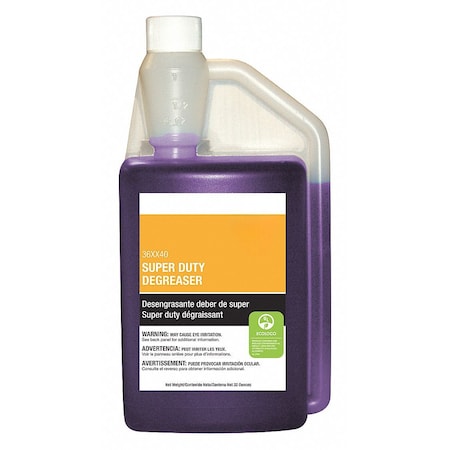 Degreaser, 32 Oz Bottle, Liquid, Purple MPN:36XX40