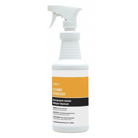 Degreaser, 1 Qt Trigger Spray Bottle, Liquid, Green MPN:49NW14