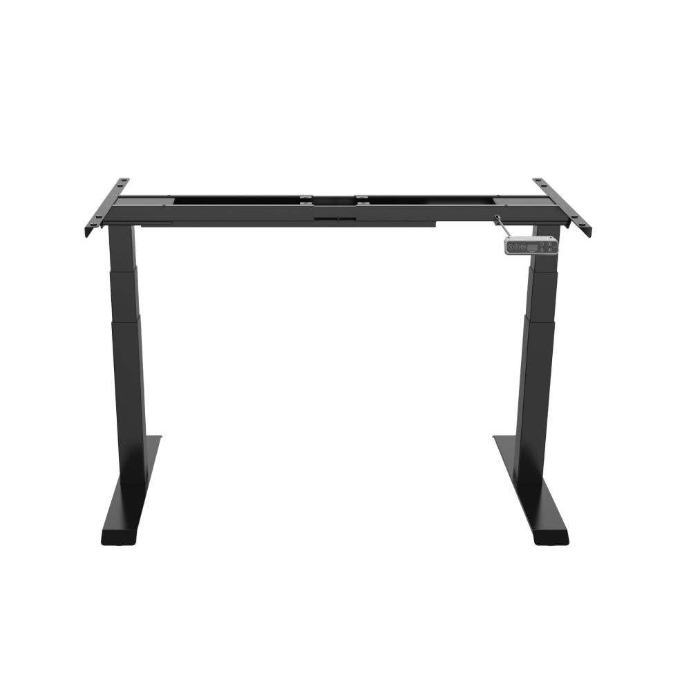 FlexiSpot E7B Heavy-Duty Electric Height-Adjustable Desk Base, 48-7/16inH x 74-13/16inW x 22-13/16inD, Black MPN:E7B