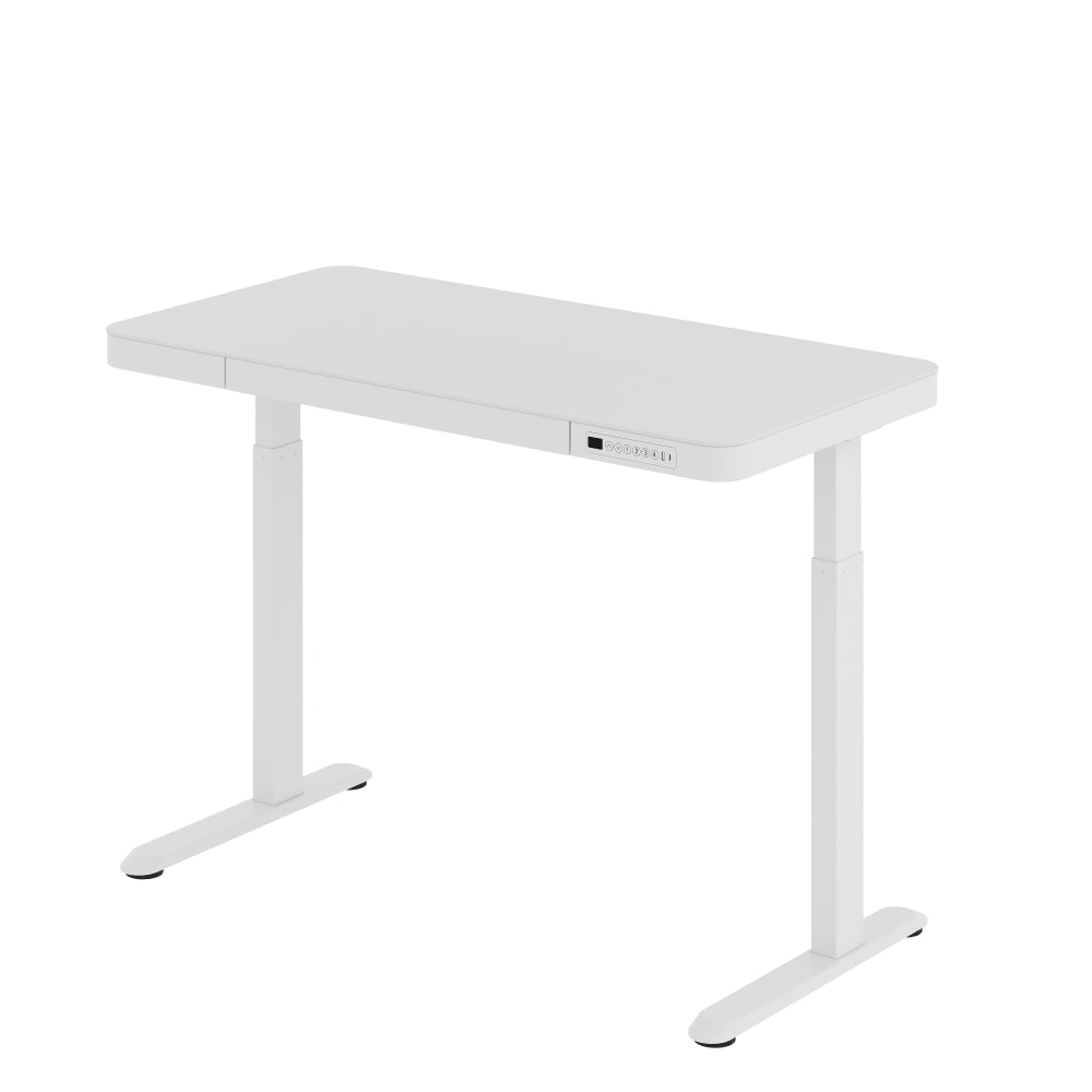 Flexispot EG9 48inW Electric Adjustable Height Standing Desk, White MPN:EG9W-E