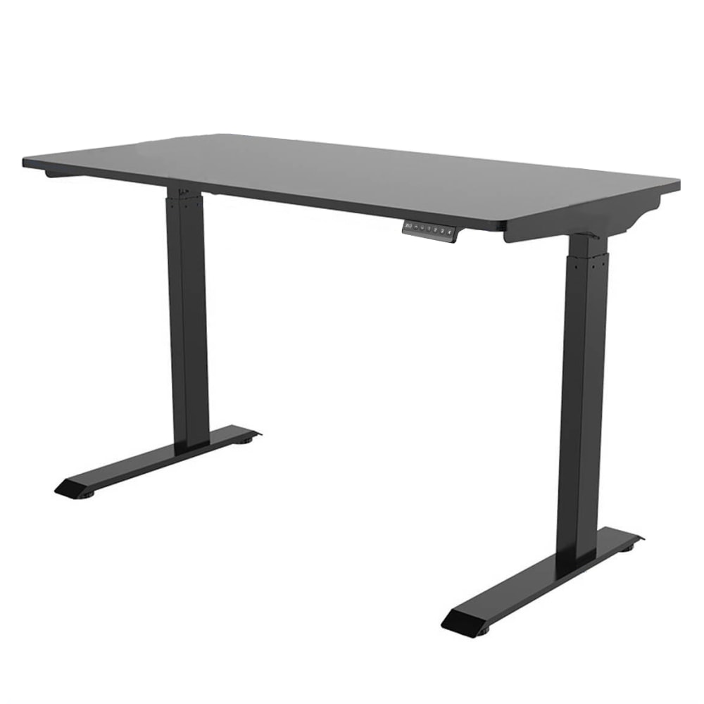 FlexiSpot E9 Quick-Install Metal Electric 48inW Height-Adjustable Standing Desk, Black MPN:E9B