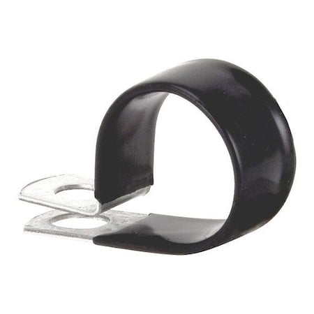 Cable Clamp, Steel, 5/8 in Bundle Dia., Black MPN:SVW-10
