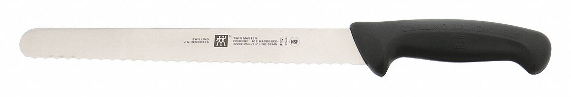 Knife Serrated 9-1/2 L Black Handle MPN:32202-254
