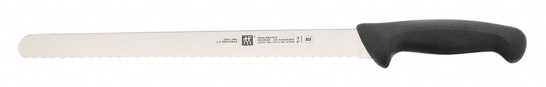 Knife Serrated 11-1/2 L Black Handle MPN:32202-304