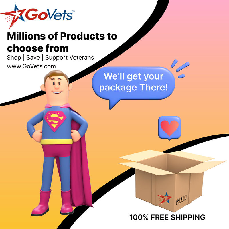 GoVets - Superman Delivery - GoVets offers millions of products and 100% free shipping - Maintenance, Repair, Operations, Information Technology, Office Equipment, Office Supplies, Medical and Health and More.  Business and Government Accounts.