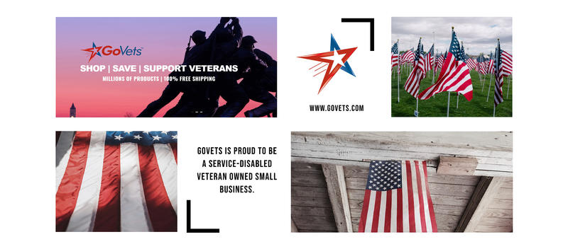 Govets is proud to be a service disabled veteran-owned small business