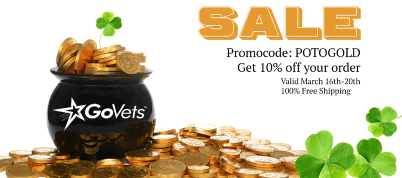 GoVets St Patricks Day Sale