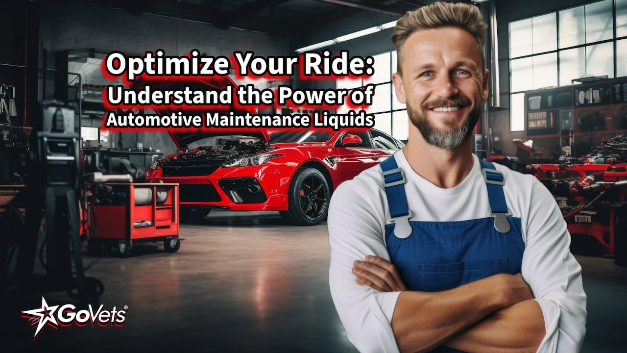 Optimize Your Ride - Understand the Power of Automotive Maintenance Liquids - Man mechanic in shop in front of a red luxury vehicle