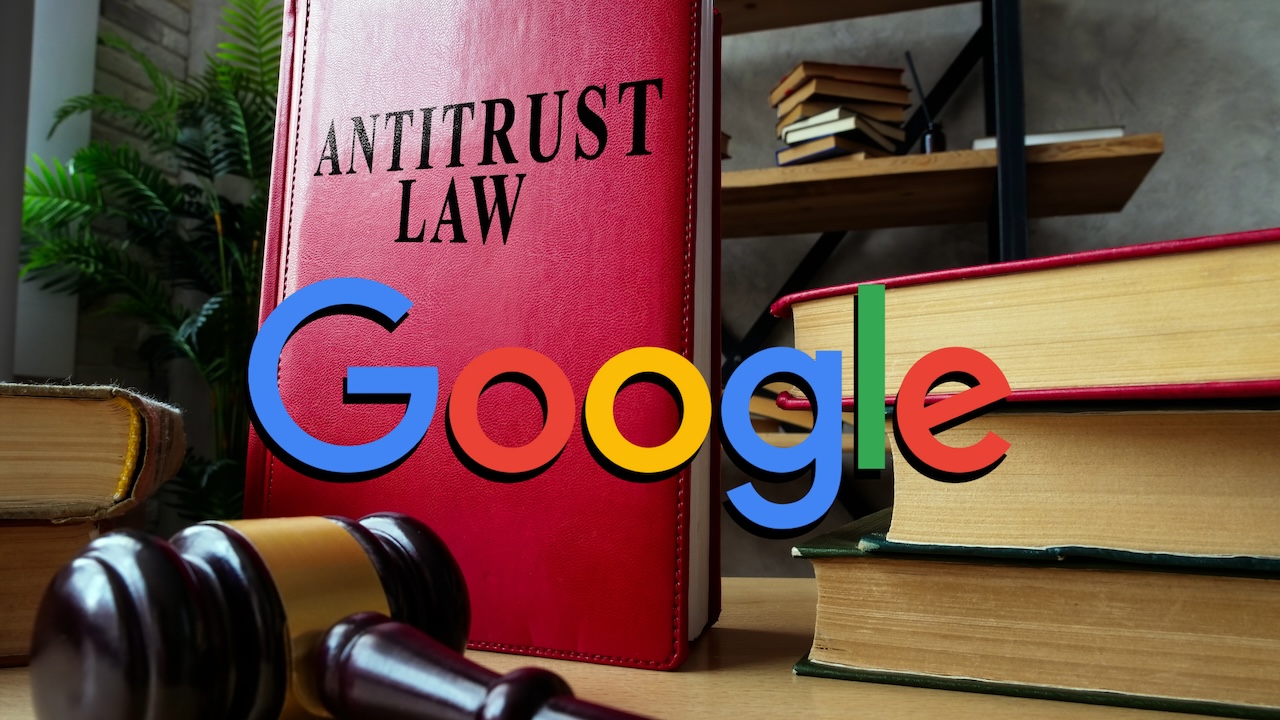 Google Anti-Trust - Book of Law - Gavel in courtroom