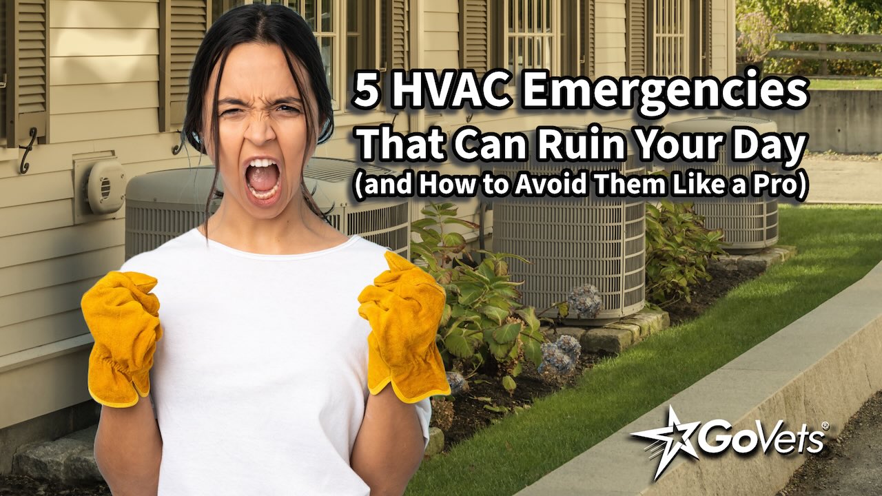 5 HVAC Emergencies That Can Ruin Your Day  - Woman in white t-shrt in front of HVAC units outside of townhomes