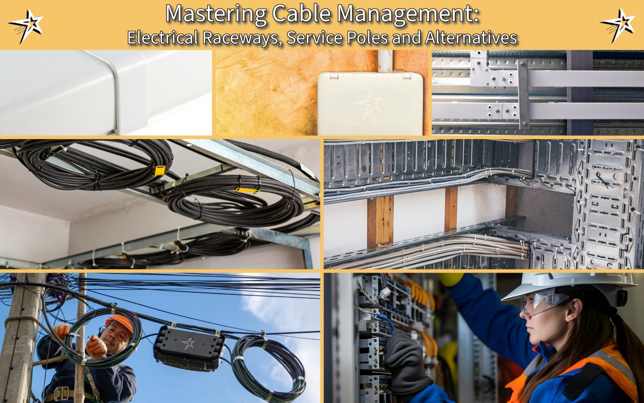  Mastering Cable Management - Electrical Raceways, Service Poles and Alternatives