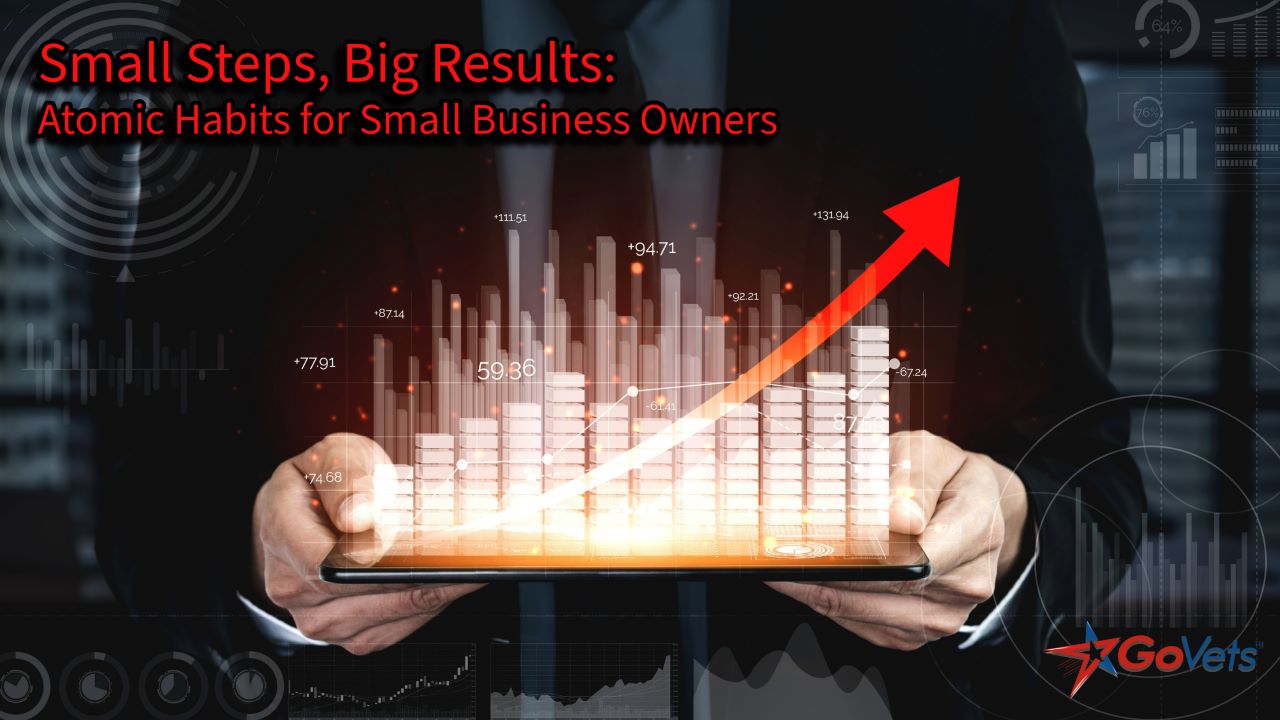 Small Steps, Big Results - Atomic Habits for Small Business Owners - Business owner with profitable chart