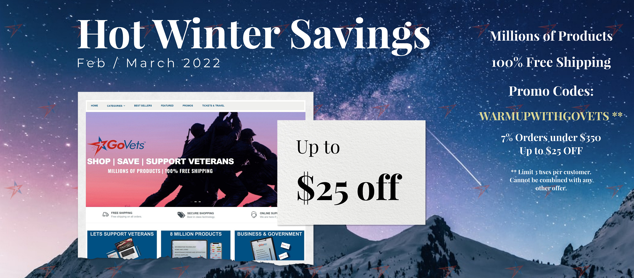 GoVets - Winter Savings Event - Warm-up with GoVets